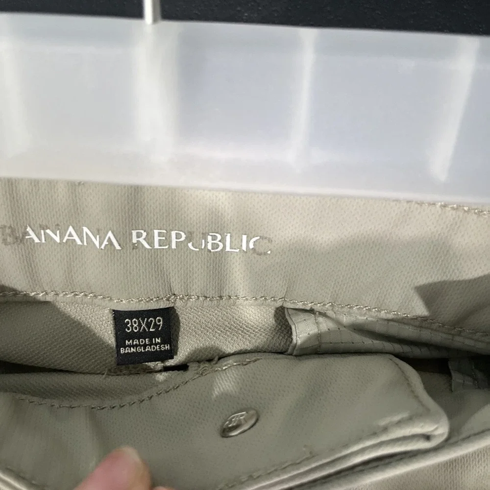 Banana‎ Republic Slim Fit Pants Mens 38x29 Blue Khaki Performance Chino Bundle